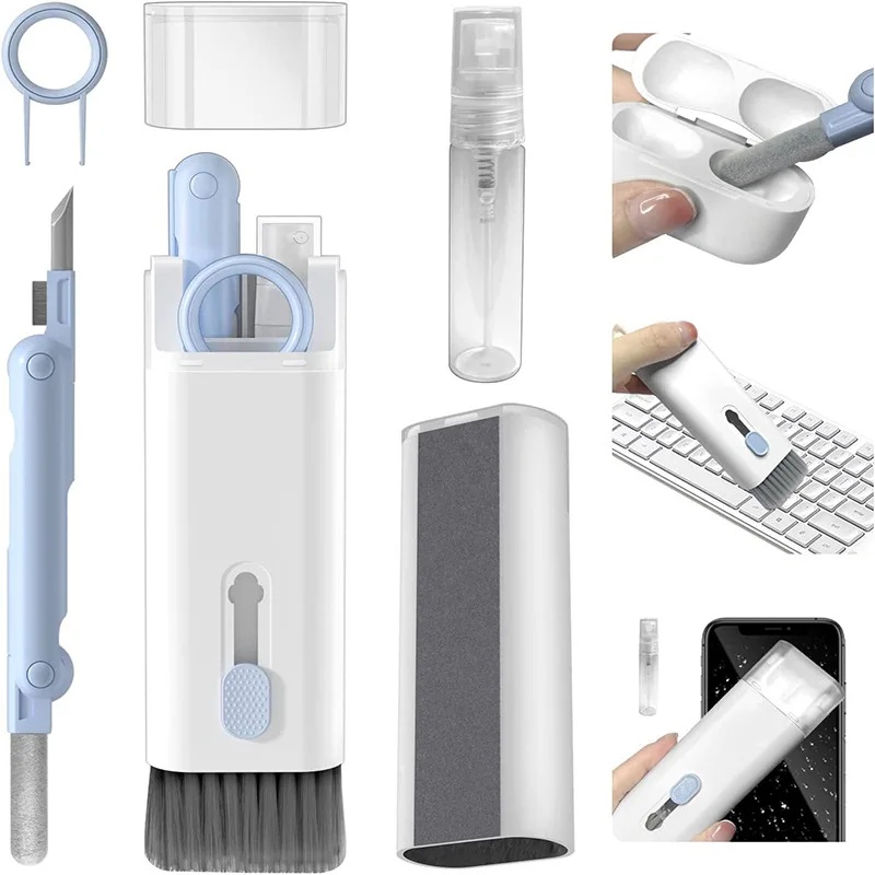 Keycap Puller Ring - Kit Pembersih Keyboard Komputer 7-in-1, Pena