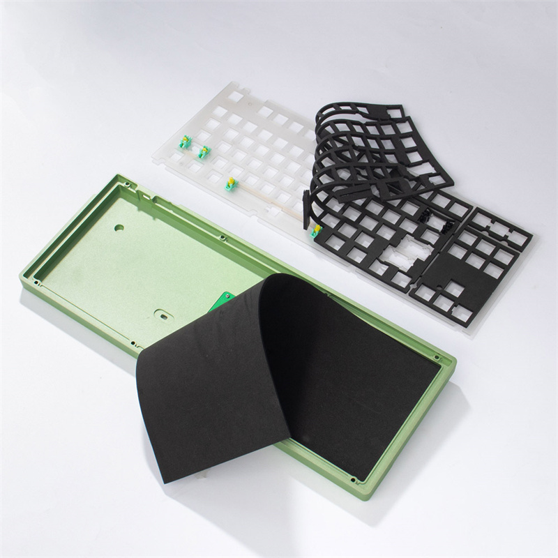 Gaming Keyboard No Noise - Keyboard mekanis PORON katun bawah Sandwich