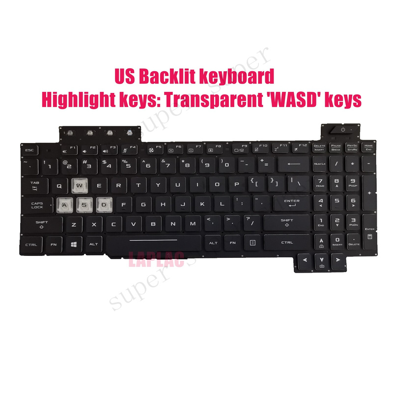 Gaming Keyboard Asus - SSS+ US Keyboard Backlit untuk ASUS