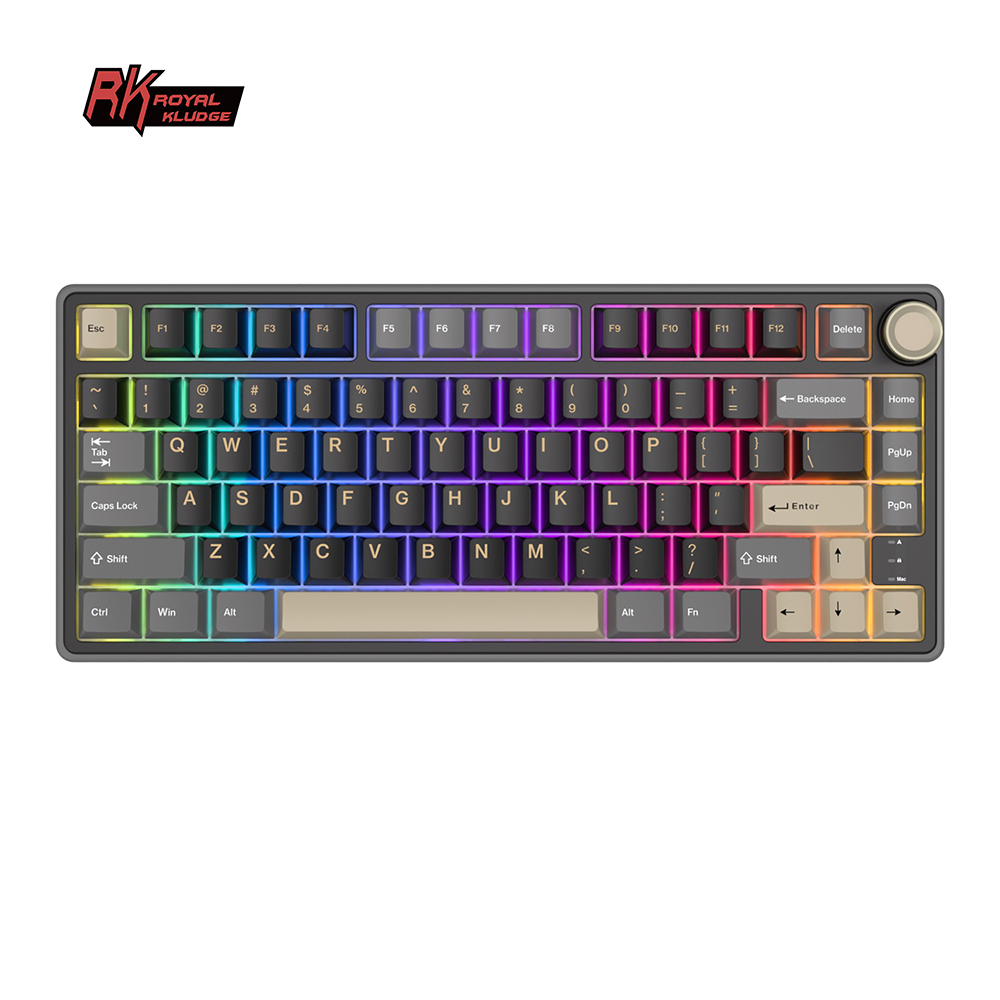 Gaming Keyboard Hand - Royal Kludge Keyboard bermain game berkabel
