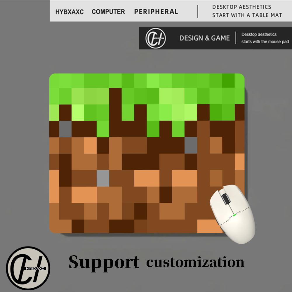 Gaming Keyboard And Mouse Wireless - Alas Mouse Blok Bergaya Pixel Hijau,