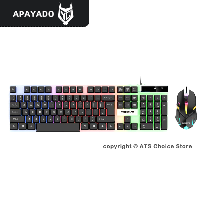 Gaming Keyboard And Mouse Combo - APAYADO LDK9122 Kombinasi Keyboard dan Mouse