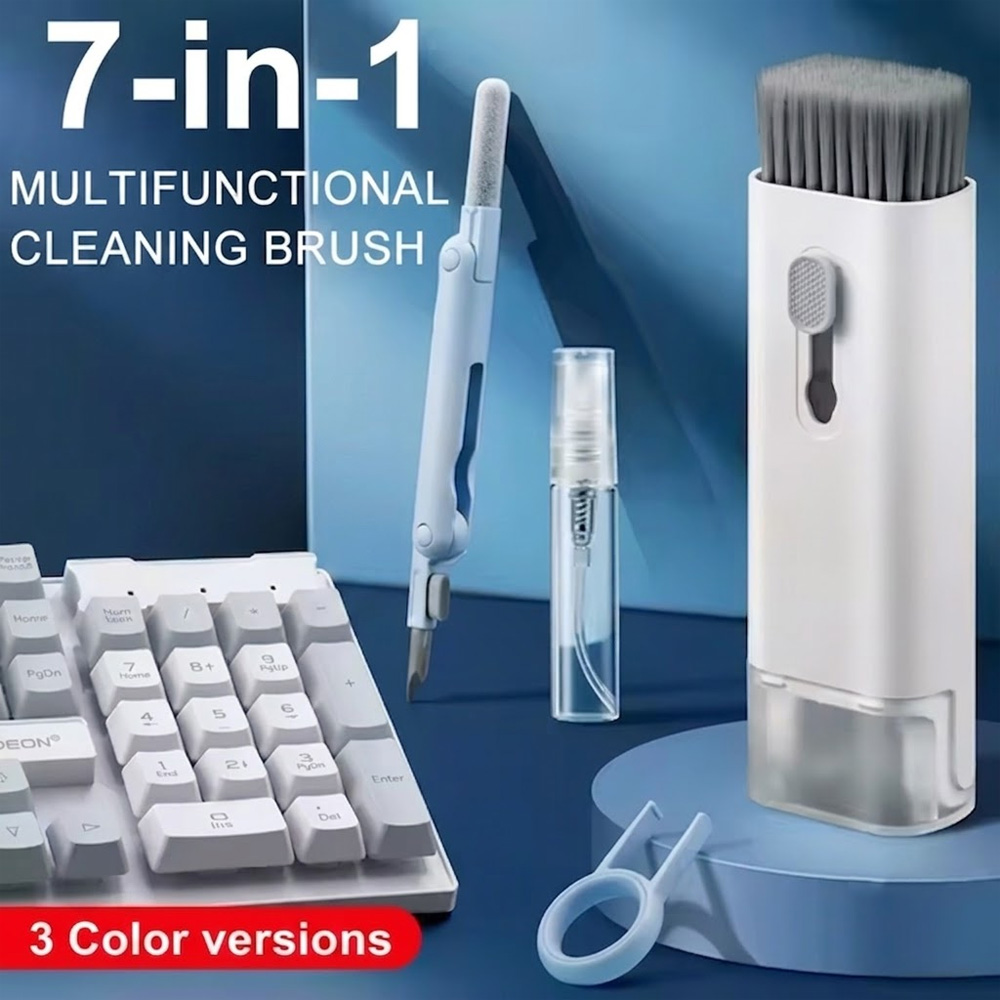 Keycap Puller Ring - Kit Pembersih Keyboard 7-in-1 Pembersih Laptop