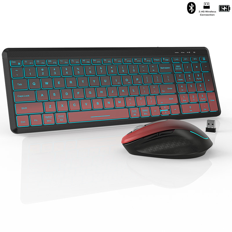 Keyboard dan Mouse nirkabel la - Gaming Keyboard Bundle ulasan dan harga