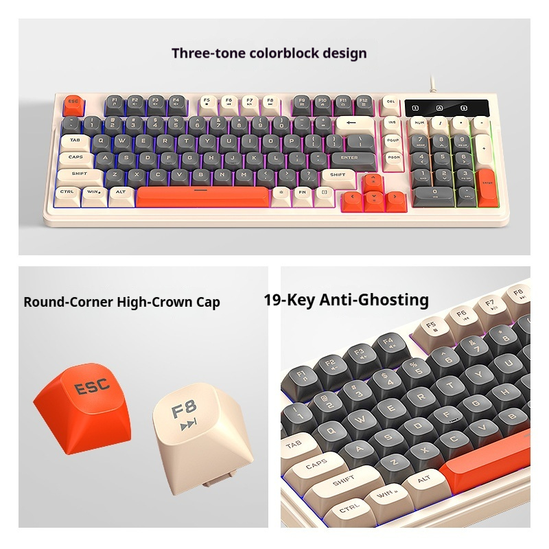 Keyboard Gaming 98 Tombol Seny - Gaming Keyboard That Is Quiet ulasan dan harga