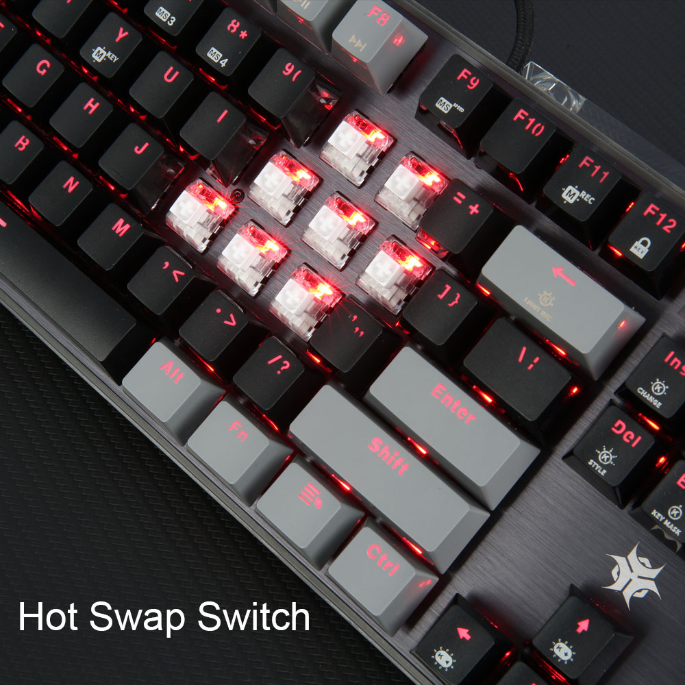 HEXGEARS GK715S Keyboard Mekan - Gaming Keyboard And Mouse Wireless ulasan dan harga