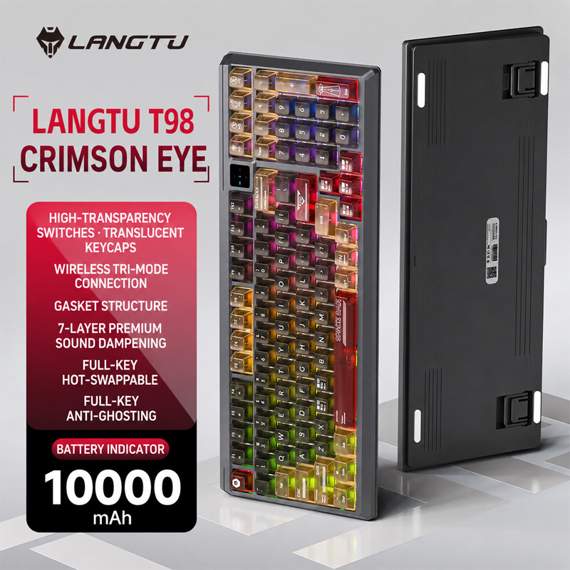Langtu T98, Keyboard Mekanik K - Gaming Keyboard And Mouse Set ulasan dan harga