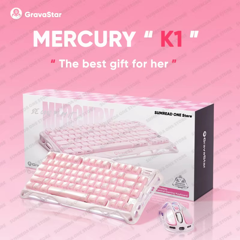Grava Star Mercury K1 Keyboard - Keyboard Gaming Transparent ulasan dan harga