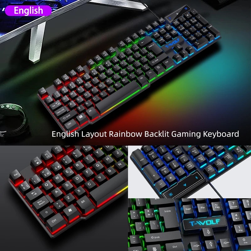 Set Gaming 5-in-1: Keyboard, M - Gaming Keyboard And Mouse Set ulasan dan harga