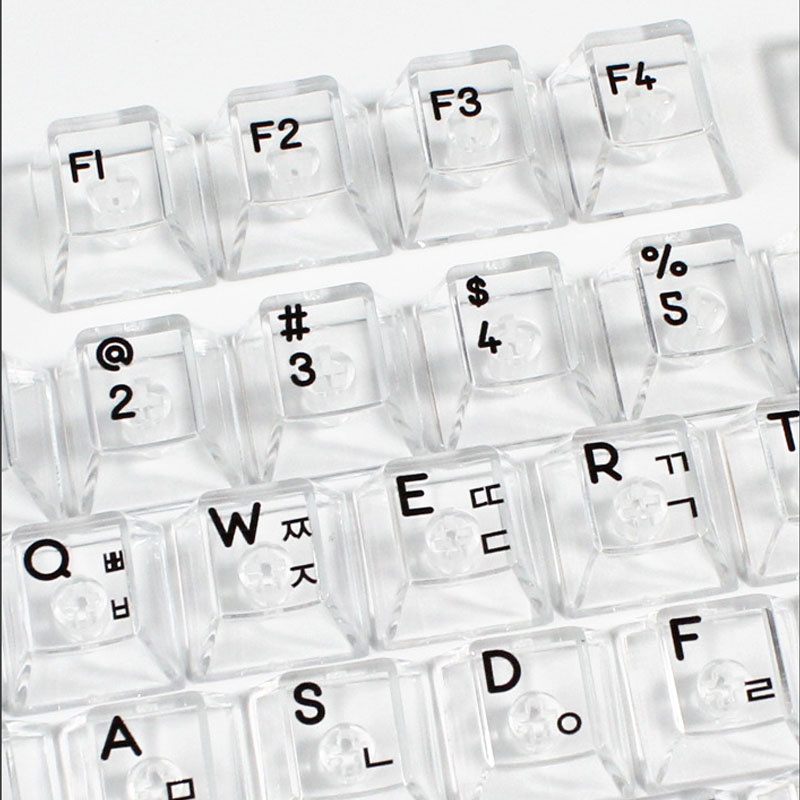 Tata Letak Korea 132 Kunci Tom - Keyboard Gaming Transparent ulasan dan harga