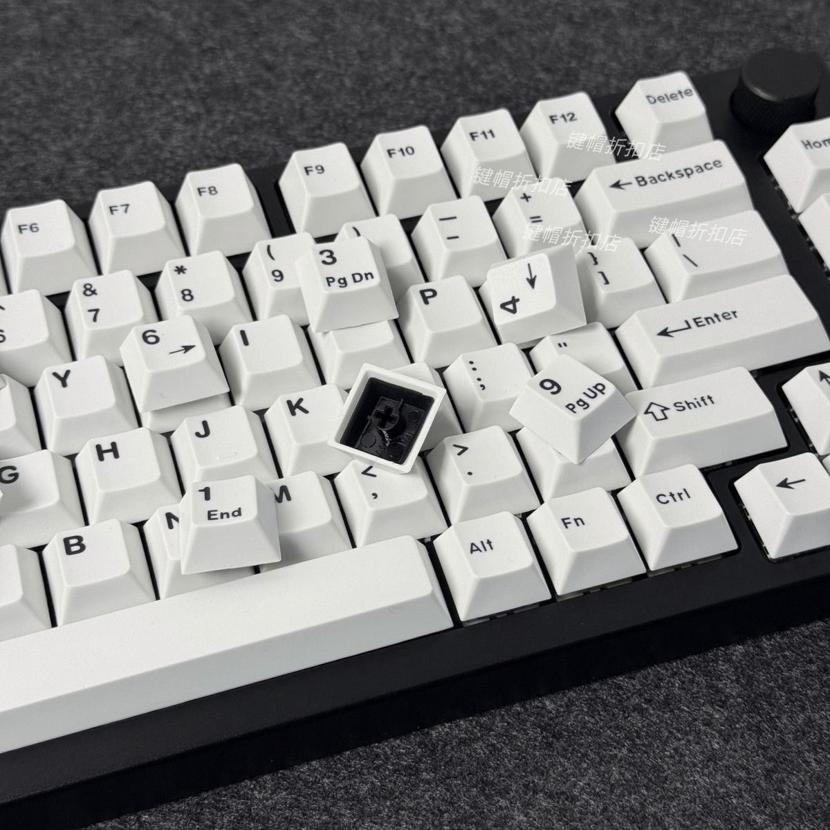 Keycaps Minimalis Putih Murni  - Gaming Keyboard Bundle ulasan dan harga