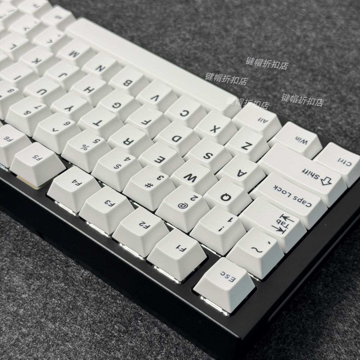 Keycaps Minimalis Putih Murni  - Gaming Keyboard Bundle ulasan dan harga