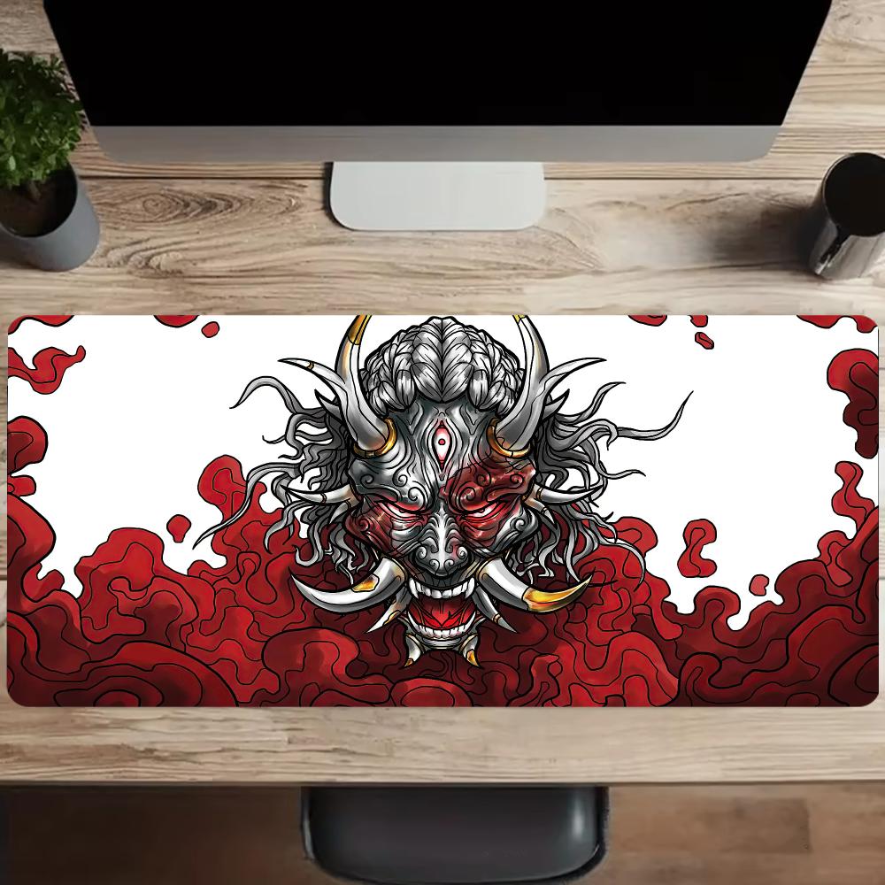 Oni Hannya Mouse Pad Set Besar - Gaming Keyboard And Mouse Set ulasan dan harga