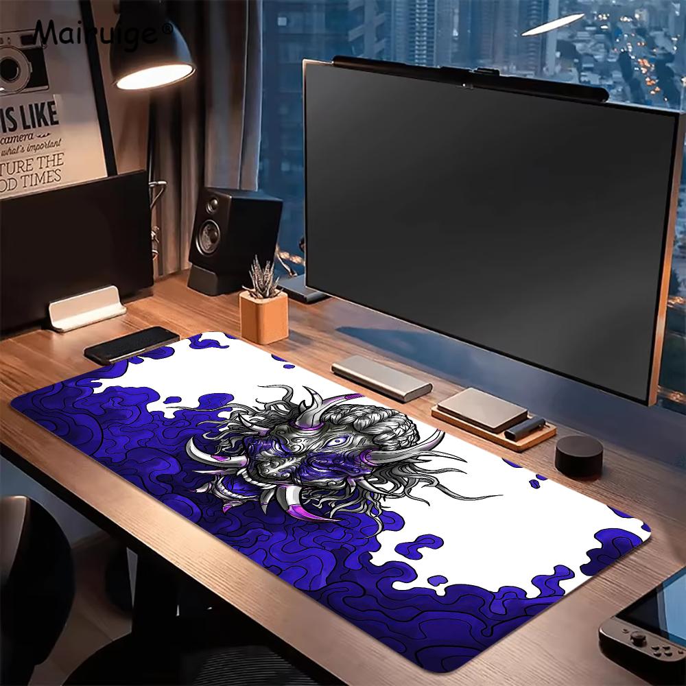 Oni Hannya Mouse Pad Set Besar - Gaming Keyboard And Mouse Set ulasan dan harga