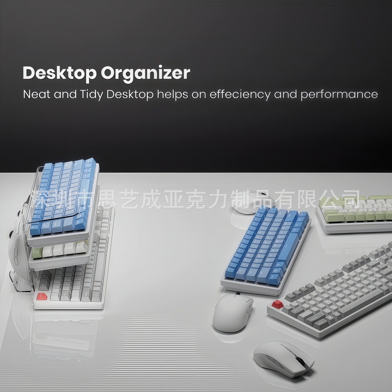 Penyangga Keyboard Akrilik 3 L - Keyboard Gaming Transparent ulasan dan harga